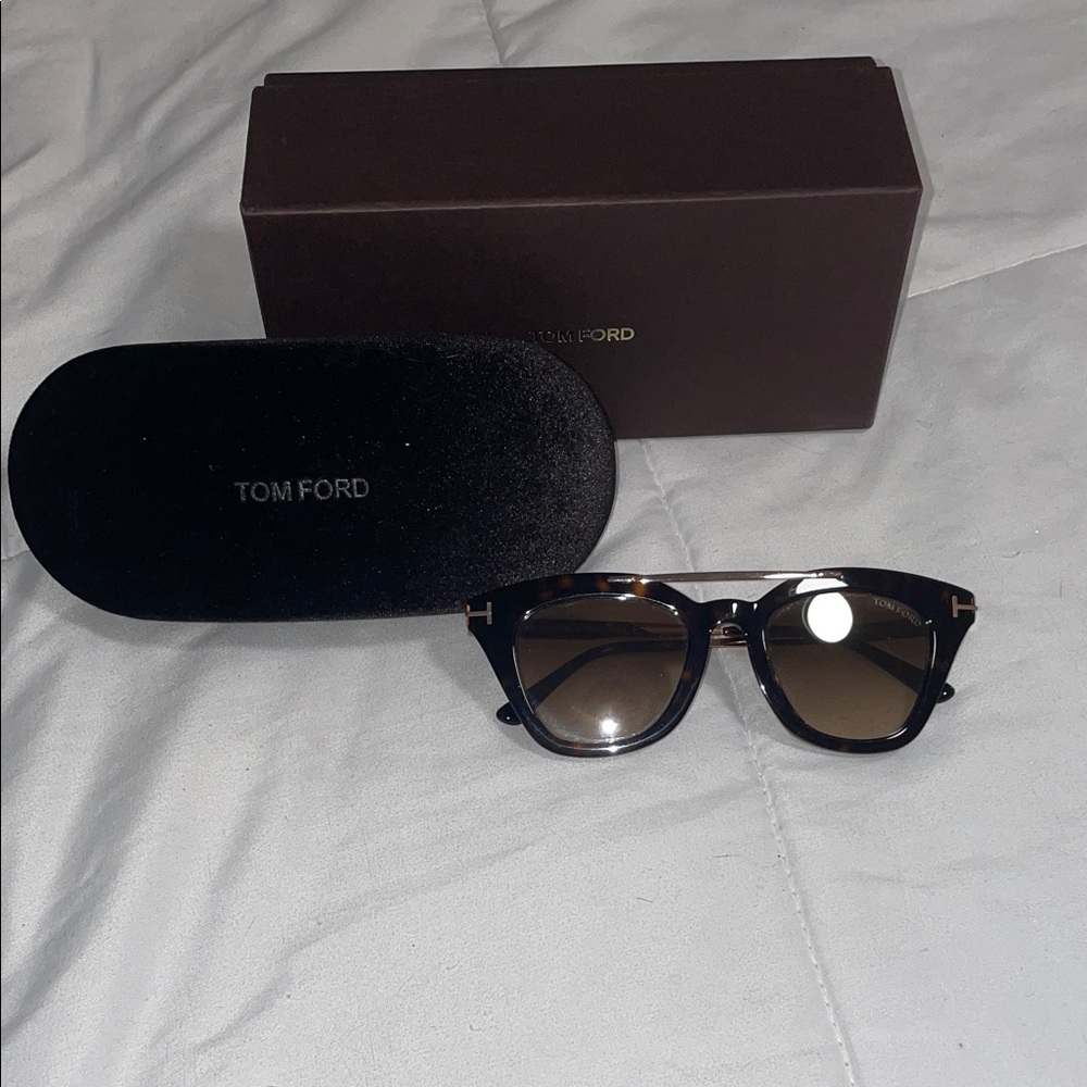 Tom Ford Black and Brown Sunglasses